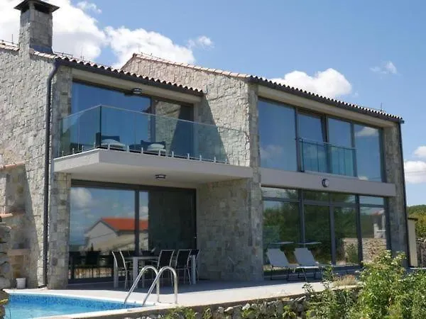 Villa Paradise Mit Pool Und Teilweise Meerblick Vrbnik